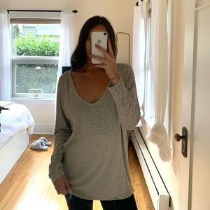 Brandy Melville / J. Galt Oversized Light Gray Sweater
